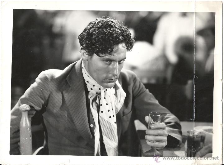 Cinema: F21877 JULIO PE&Ntilde;A MARIA DE LA O FOTO ORIGINAL ESPA&Ntilde;OLA FOTOGRAFO BALLESTEROS