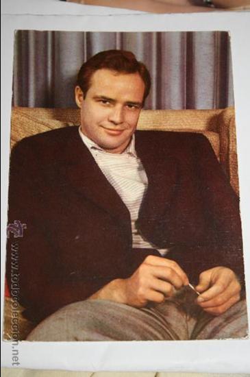 Cine: ANTIGUA POSTAL DE MARLON BRANDO