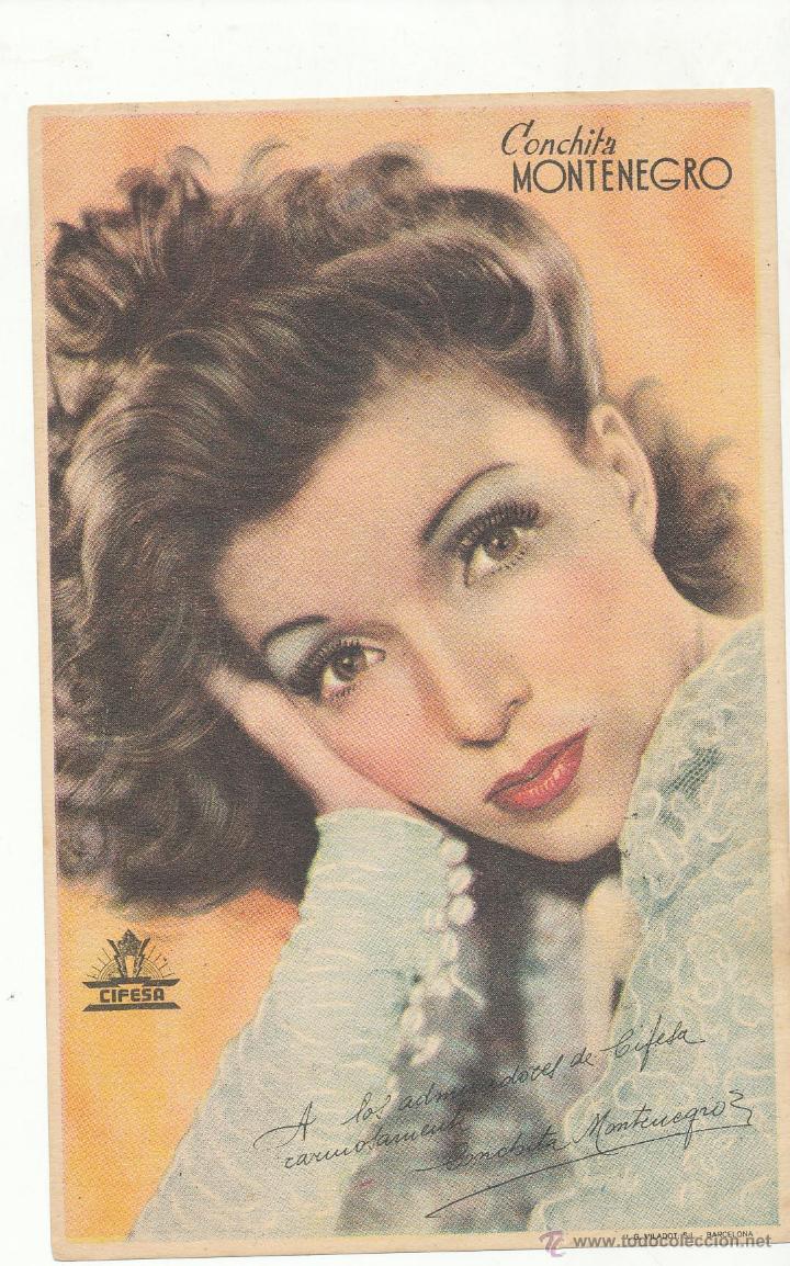 Cin&eacute;ma: Conchita Montenegro. Programa de Cifesa.