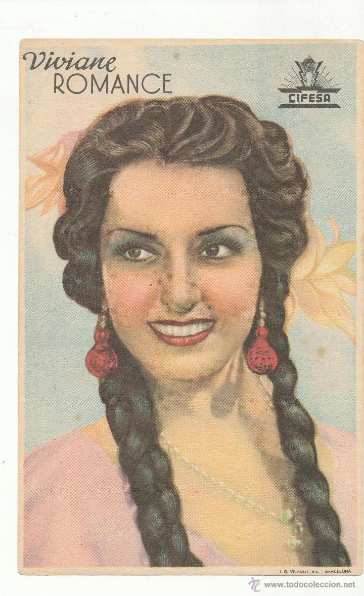 Cin&eacute;ma: Vivianne Romance. Programa de Cifesa.