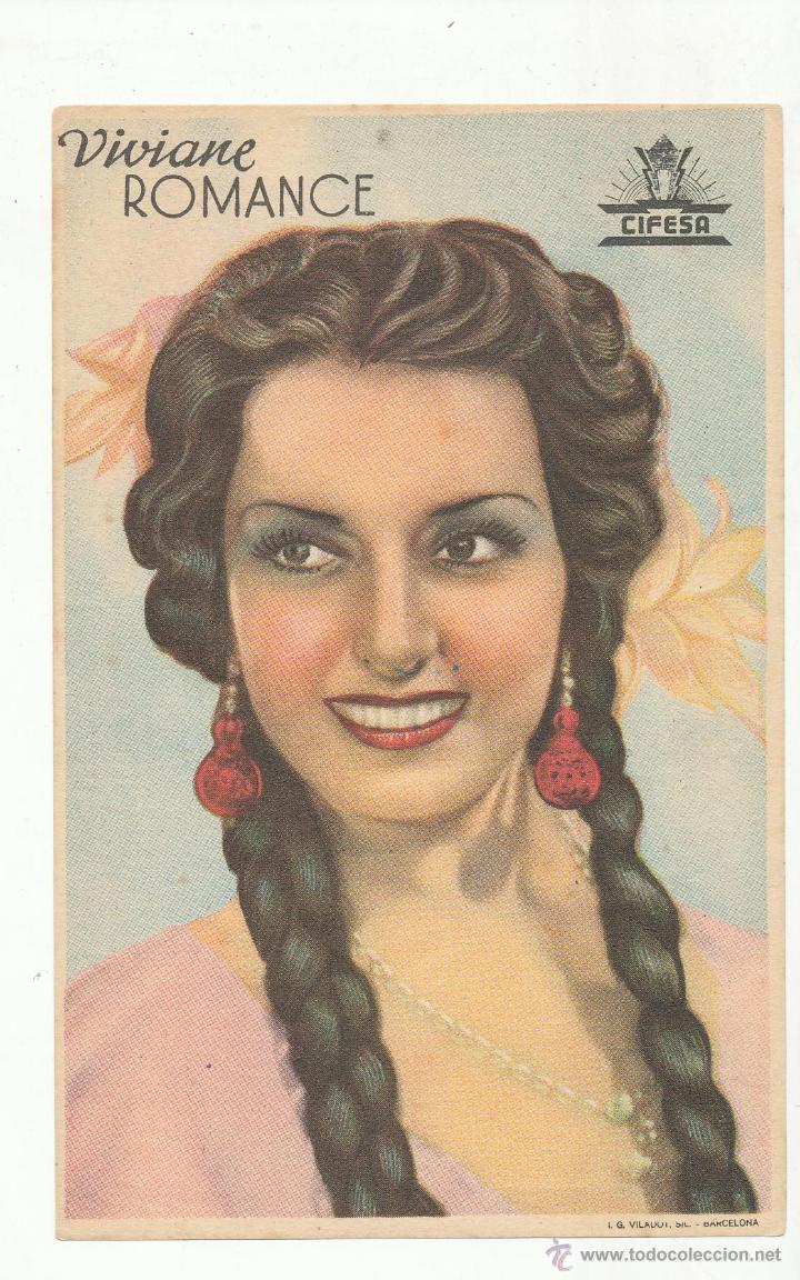 Cin&eacute;ma: Vivianne Romance. Programa de Cifesa.