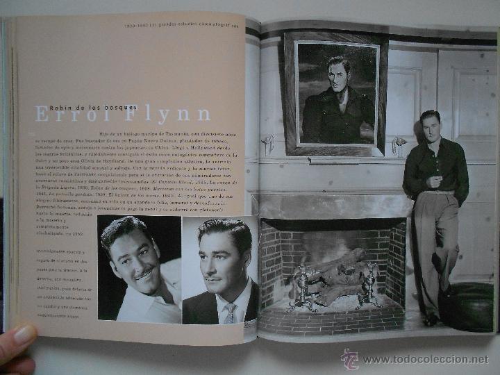 Kino: hln cine- actor actriz - hojas con fotografias de su artista preferido -4 hojas- errol flynn