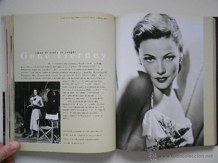 Kino: hln cine- actor actriz - hojas con fotografias de su artista preferido -4 hojas- gene tierney