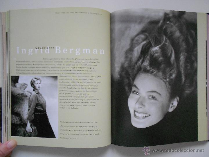 Kino: hln cine- actor actriz - hojas con fotografias de su artista preferido -4 hojas- ingrid bergman