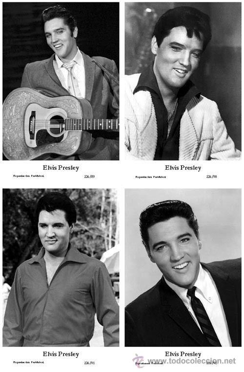 Cine: ELVIS PRESLEY - Film star Pin Up - Publisher Swiftsure Postcards 2000 SET 89-92