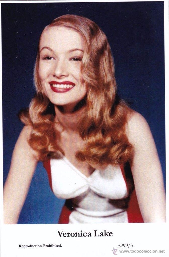 Cine: VERONICA LAKE - Film star Pin Up - Publisher Swiftsure Postcards 2000