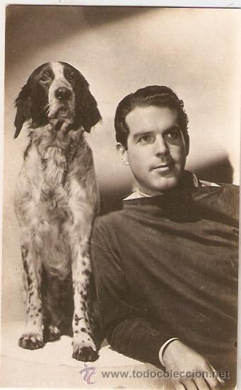 Cine: Fred Mac Murray. 8,7 x 13,5 cms. escrita em 1941. Vell i Bell