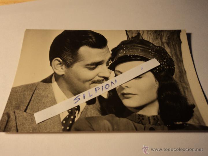 Cin&eacute;ma: antigua postal de eddy lammar y clark gable en camarada x