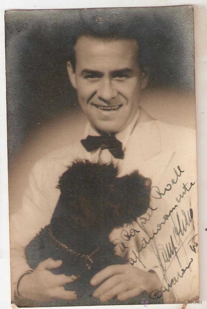 Cine: Frakn Johan. Actor de teatro Revista. Con autografo. 1945. Vell i Bell