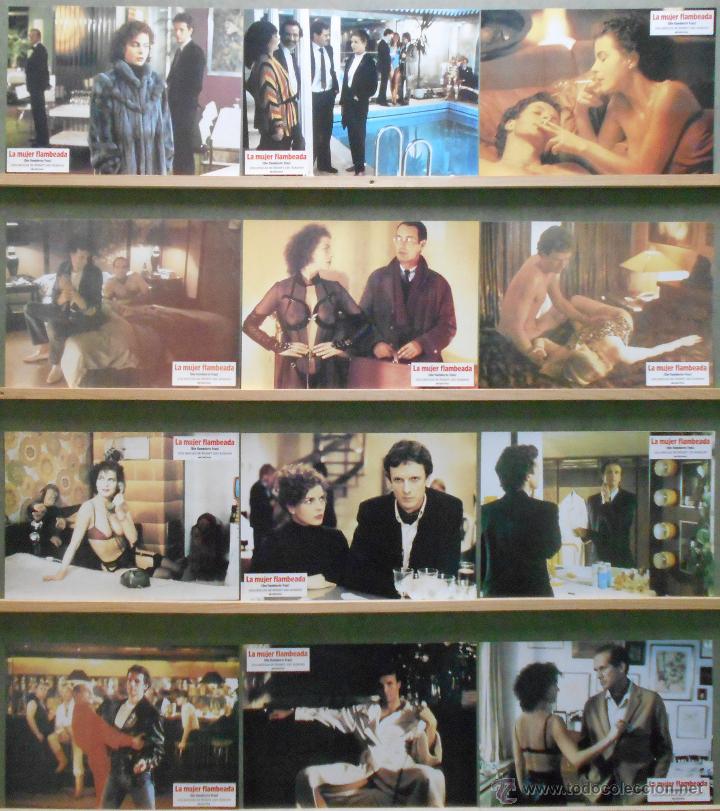 Kino: WR17 LA MUJER FLAMBEADA ROBERT VAN ACKEREN SET COMPLETO 12 FOTOCROMOS ORIGINAL ESTRENO