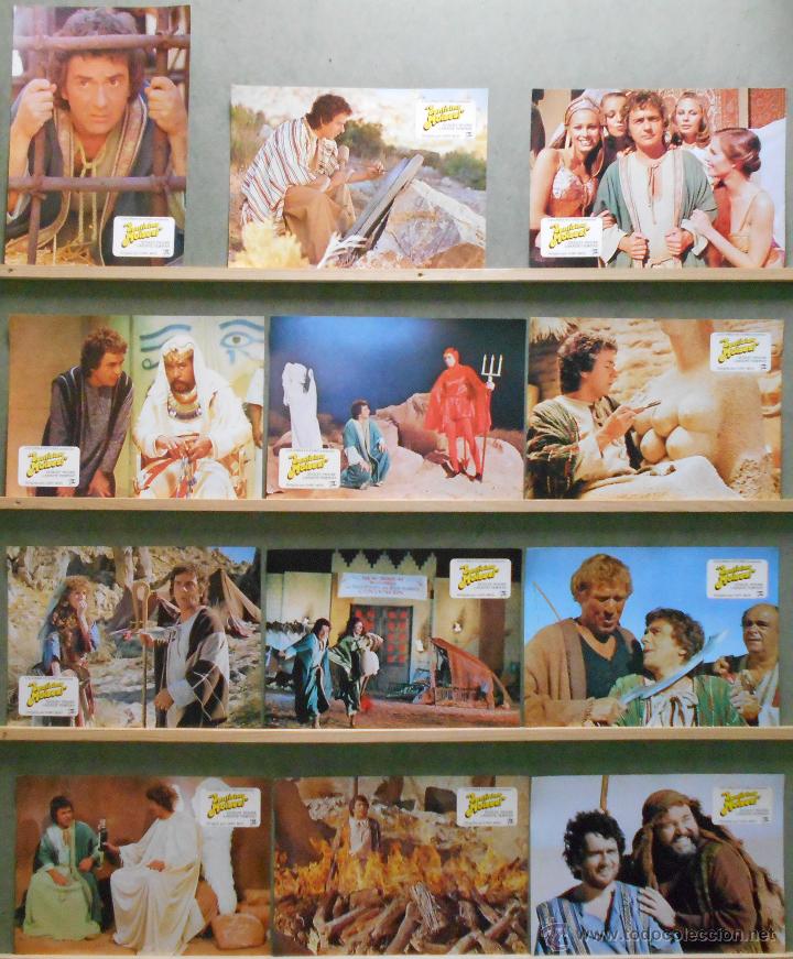Cinema: WR14 SANTISIMO MOISES DUDLEY MOORE SET COMPLETO 12 FOTOCROMOS ORIGINAL ESTRENO