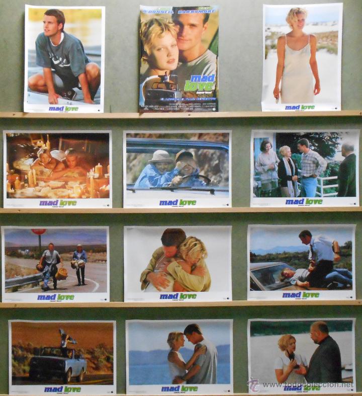 Kino: WR08 MAD LOVE DREW BARRYMORE CHRIS O'DONNELL SET COMPLETO 12 FOTOCROMOS ORIGINAL ESTRENO