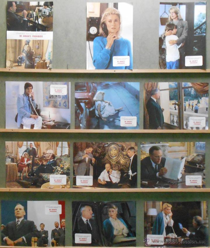 Kino: WR07 MI AMANTE PROHIBIDO CATHERINE DENEUVE TRINTIGNANT SET COMPLETO 12 FOTOCROMOS ORIGINAL ESTRENO