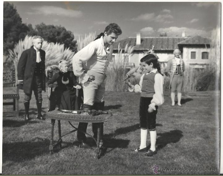 Cine: F22784 JOSELITO CARLOS LARRA&Ntilde;AGA JESUS TORDESILLAS EL PEQUE&Ntilde;O CORONEL FOTO ORIGINAL B/N ESPA&Ntilde;OLA