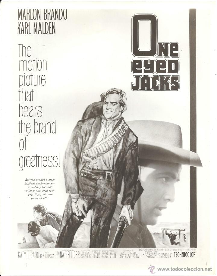 Cine: F22900 MARLON BRANDO EL ROSTRO IMPENETRABLE FOTO ORIGINAL B/N AMERICANA