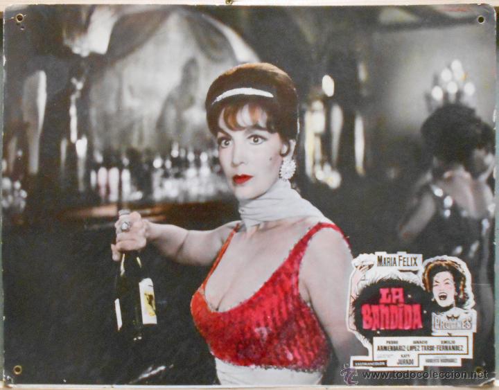 Cine: WS98 LA BANDIDA MARIA FELIX FOTOCROMO CARTON ORIGINAL ESTRENO