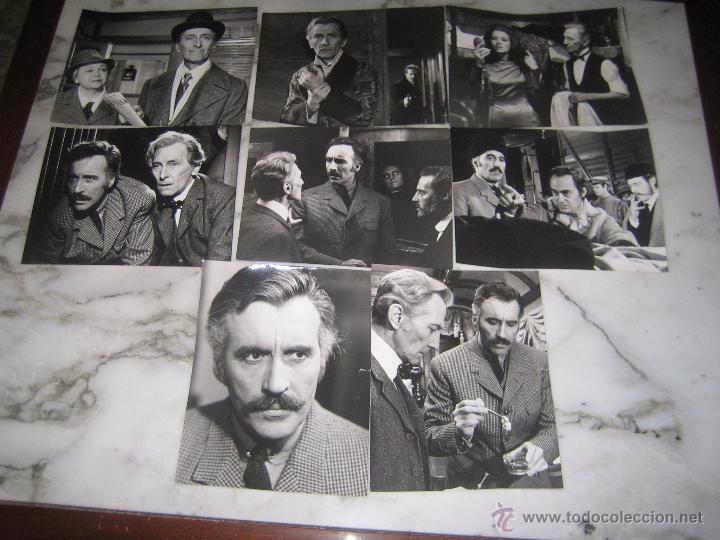 Cine: panico en el transiberiano christopher lee peter cushing helga line lote 8 fotos originales estreno