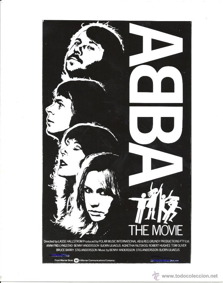 Cine: F23212 ABBA EL GRAN ESPECTACULO FOTO ORIGINAL B/N AMERICANA