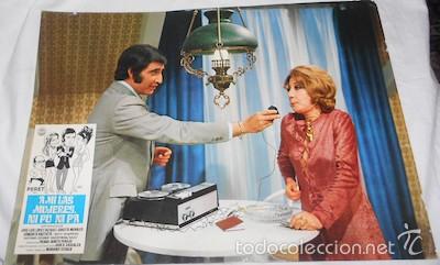 Cine: FOTOGRAMA DE LA PEL&Iacute;CULA A MI LAS MUJERES NI FU NI FA, PERET Y GRACITA MORALES