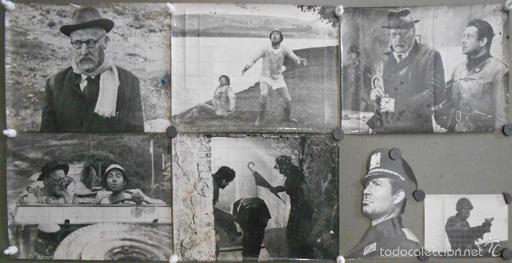 Cinema: F23271 UGO TOGNAZZI 7 FOTOS B/N ORIGINALES ESPA&Ntilde;OLAS