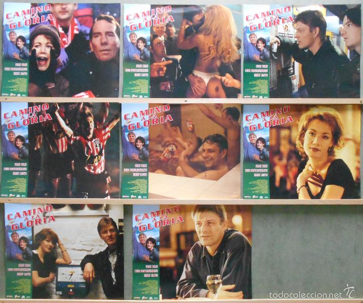 Kino: WR56 CAMINO A LA GLORIA SEAN BEAN FUTBOL SOCCER SET COMPLETO 8 FOTOCROMOS ORIGINAL ESTRENO