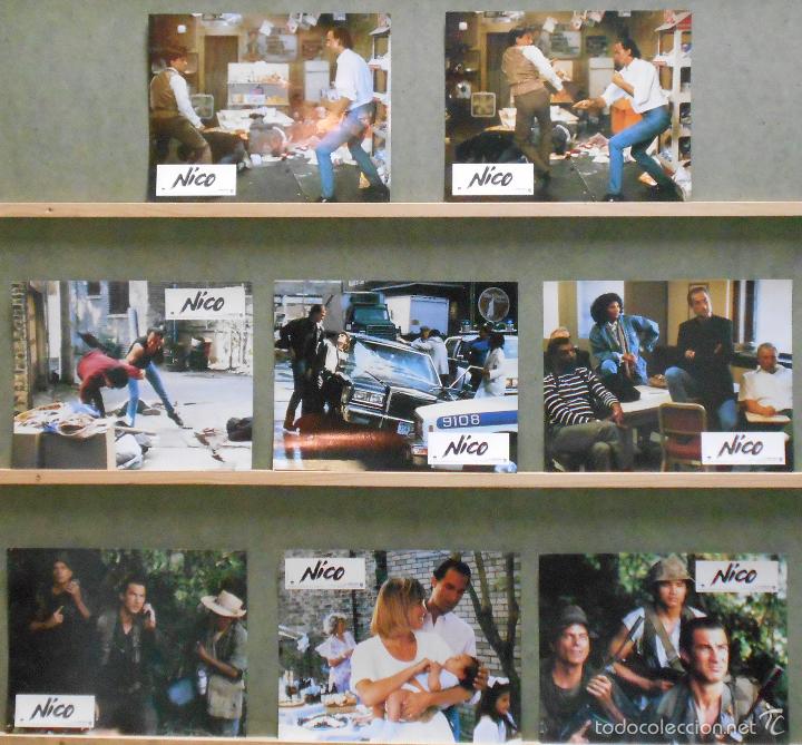 Cine: WR66 POR ENCIMA DE LA LEY STEVEN SEAGAL SHARON STONE SET 8 FOTOCROMOS ORIGINAL FRANCES