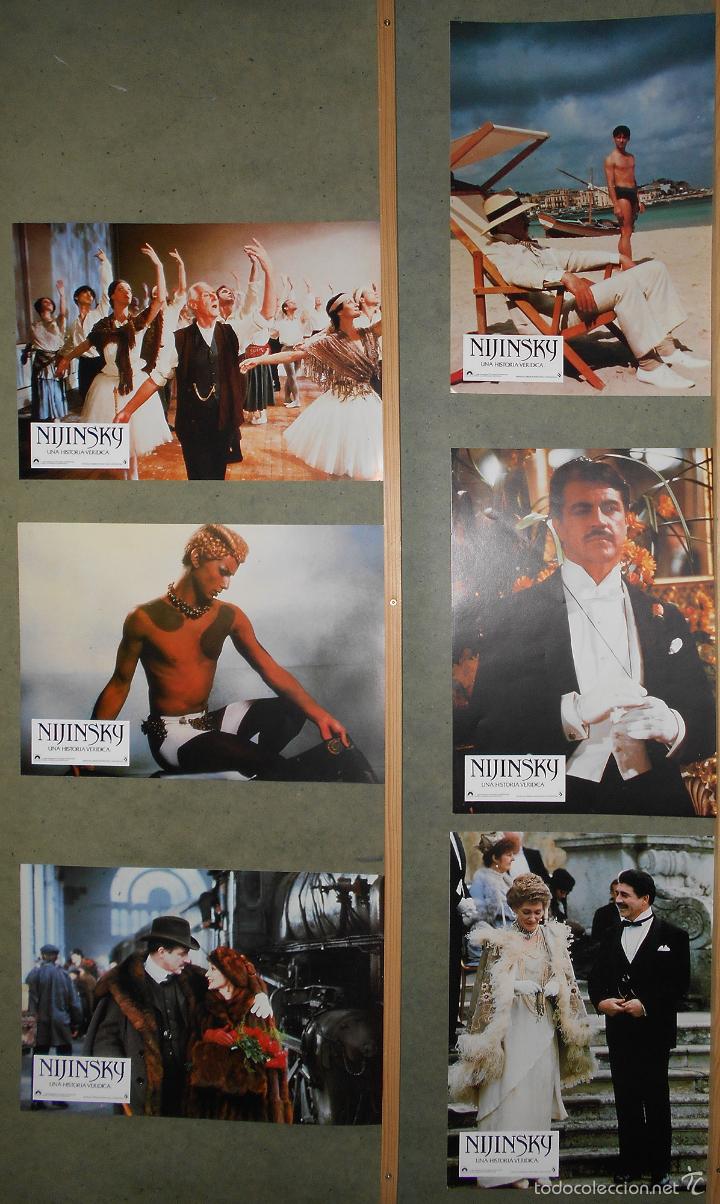 Cinema: G6349 NIJINSKY ALAN BATES GEORGE DE LA PE&Ntilde;A CULT GAY SET COMPLETO 12 FOTOCROMOS ORIGINAL ESTRENO