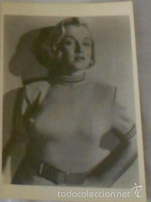 Cine: FOTO POSTAL DE ARTISTA, MARILYN MONROE, CANADIAN POSTCARD A-237