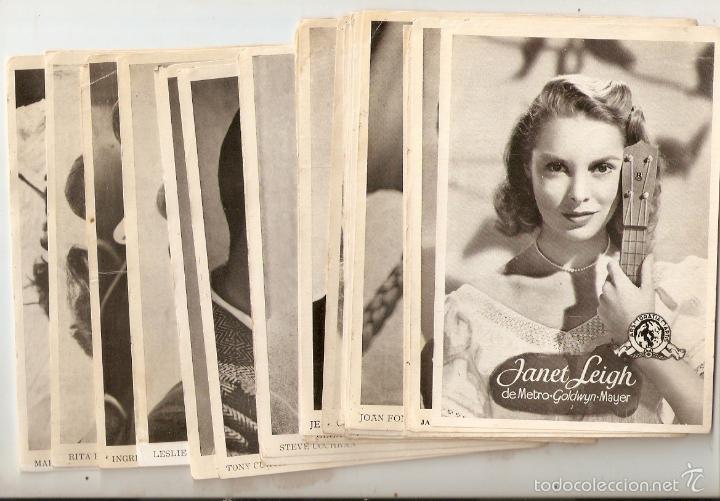 Cine: Coleccion de artistas de la pantalla. 8 Tarjetas de la revista Florita. Ver numeros. Vell i Bell