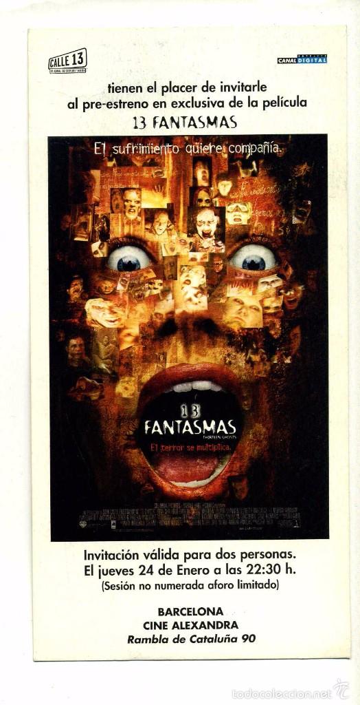 Cine: 13 FANTASMAS, CON CHARLES HERBERT.