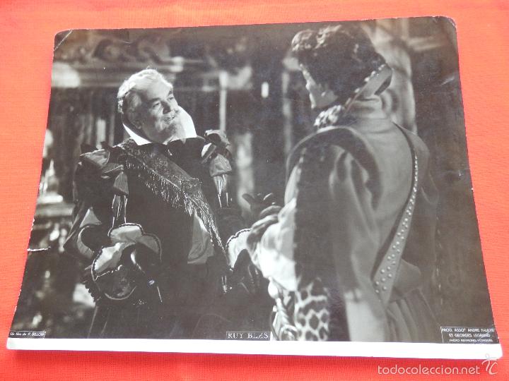 Cin&eacute;ma: ruy blas, fotografia original b/n, un film de Billon, 28x21,5cms.