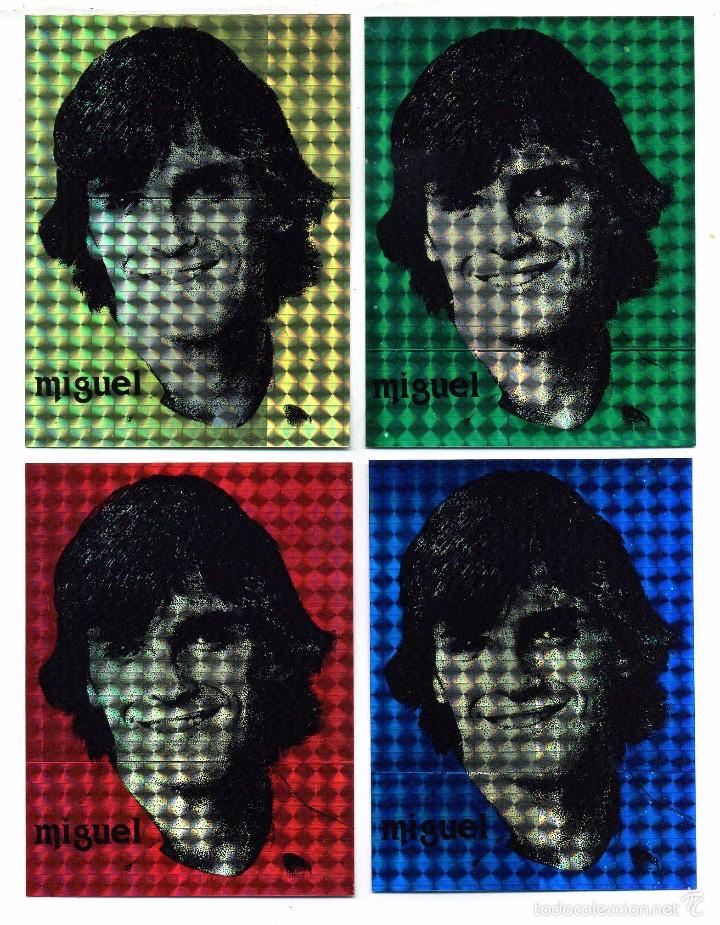Cine: LUIS MIGUEL. ADESIVOS CON REFLEJOS, 9,5 X 12 cms.