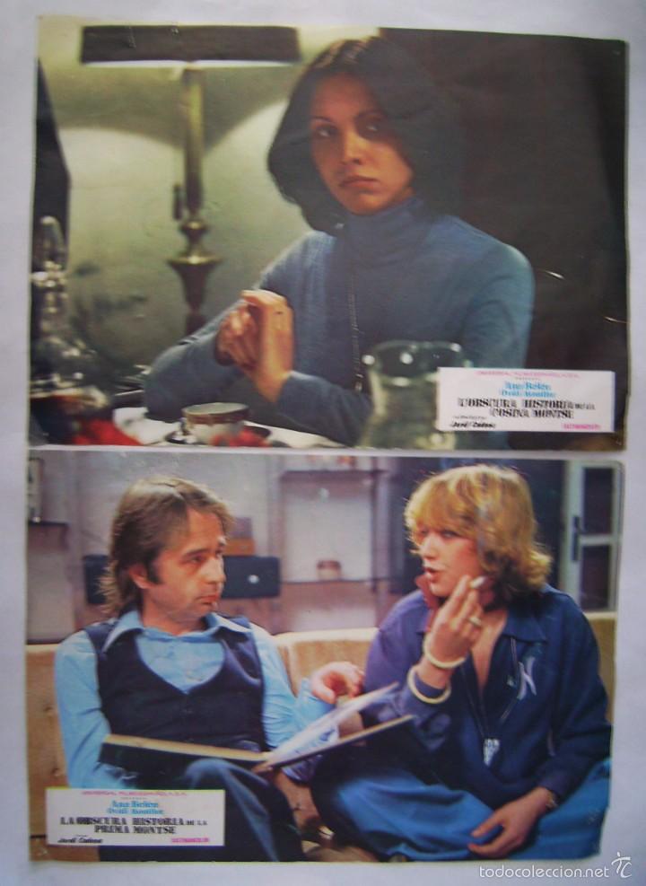 Cine: ANA BELEN. LA OSCURA HISTORIA DE LA PRIMA MONTSE. 2 FOTOCROMOS.