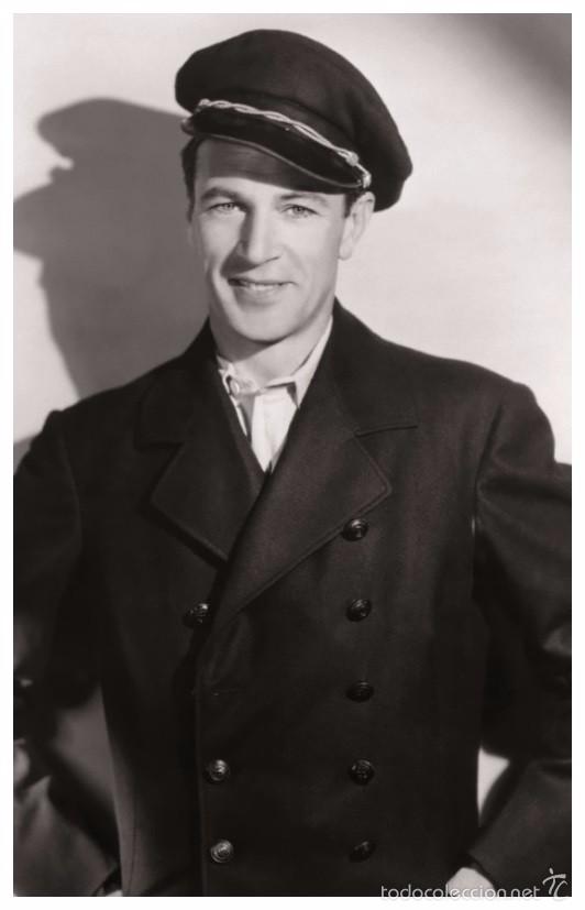 Cine: Film Series GARY COOPER actor PHOTO postcard - RWP 2003 (01)