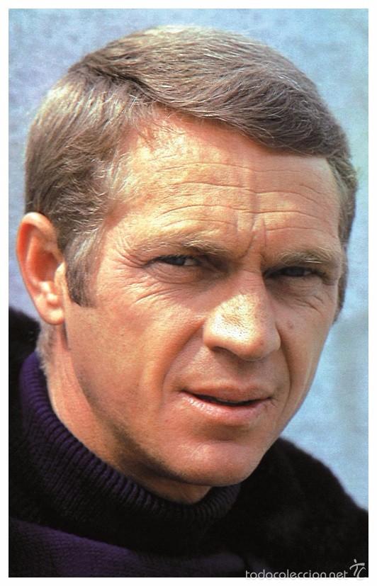 Lot De 6 Cartes Postales Steve McQueen – Édition Cinéma – Vintage