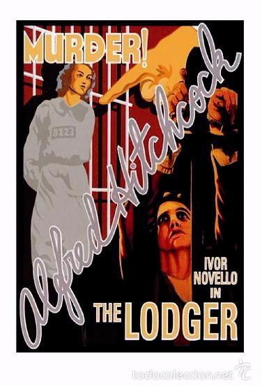Cine: Affiche du Film - The lodger (1927) - Alfred Hitchcock - POSTCARD RP (52) - Size: 15x10 cm. aprox.
