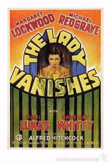 Cine: Affiche du Film - The Lady Vanishes (1938) - Alfred Hitchcock - POSTCARD RP (71) - Size: 15x10 cm. a