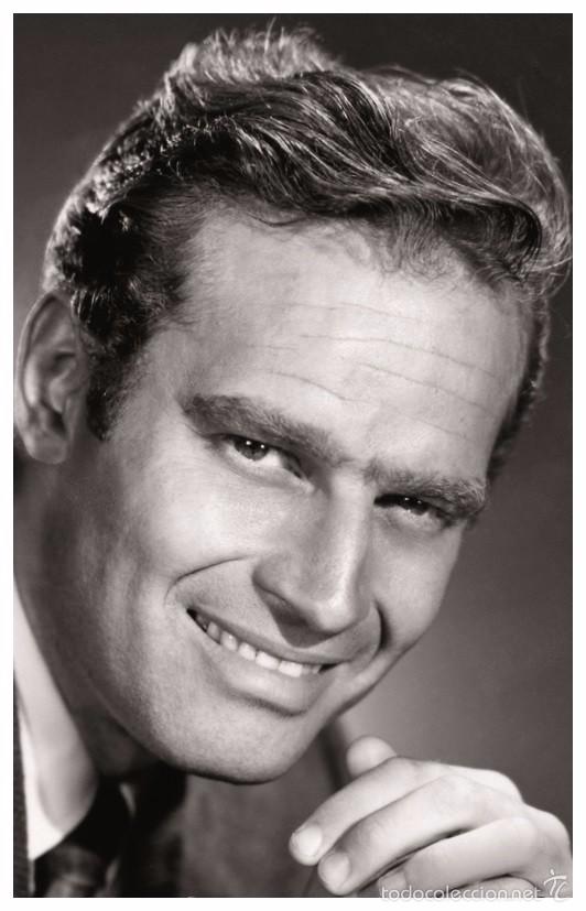 Cine: Film Series CHARLTON HESTON actor PHOTO postcard - RWP 2003 (01)