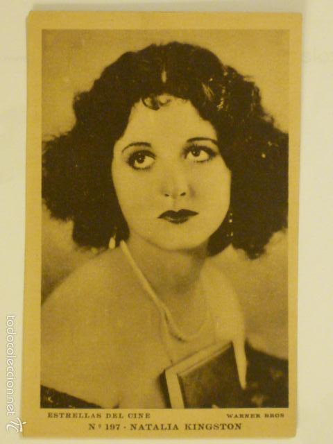 Cine: POSTAL ORIGINAL ESTRELLAS DE CINE N&ordm;197 NATALIA KINGSTON. SIN CIRCULAR.