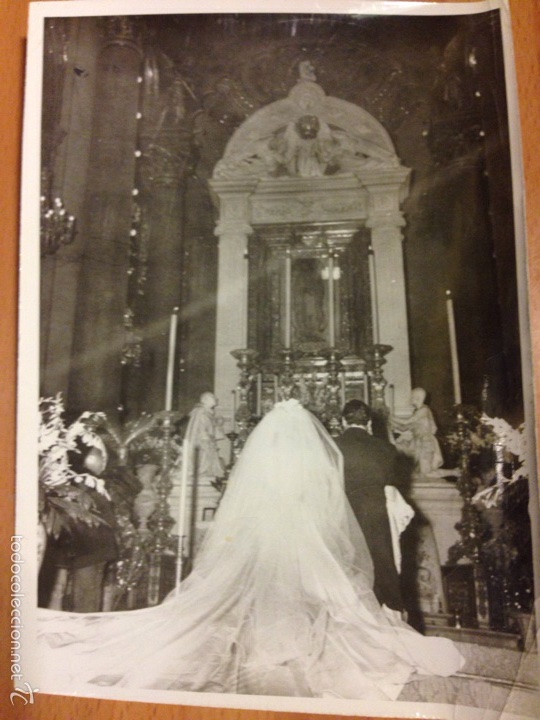 FOTO ORIGINAL DE LA BODA DE JORGE MISTRAL 1949.FOTO MONTERO MEXICO (Cine - Fotos y Postales de Actores y Actrices)