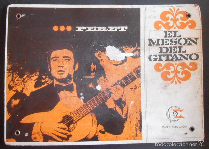 Cine: (311) EL MESON DEL GITANO,PERET, FOTOCROMO DE CARTON, CONSERVACION, VER FOTOS