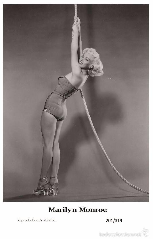 Cine: MARILYN MONROE - Film star Pin Up PHOTO POSTCARD- Publisher Swiftsure 2000 (201/319)