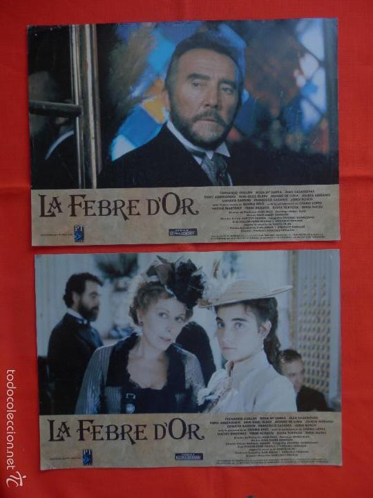 Cine: la febre d'or, 6 fotocromos, fernando guillem rosa m&ordf; sarda, pt films