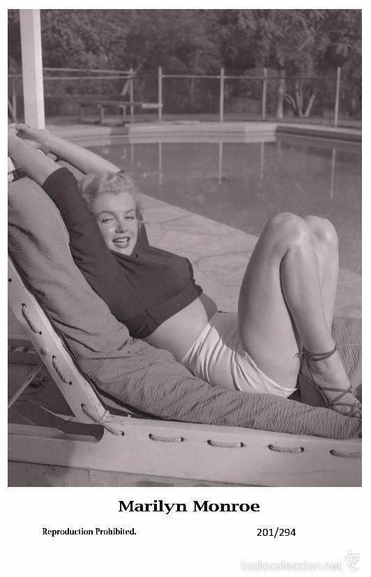Cine: MARILYN MONROE - Film star Pin Up PHOTO POSTCARD- Publisher Swiftsure 2000 (201/294)