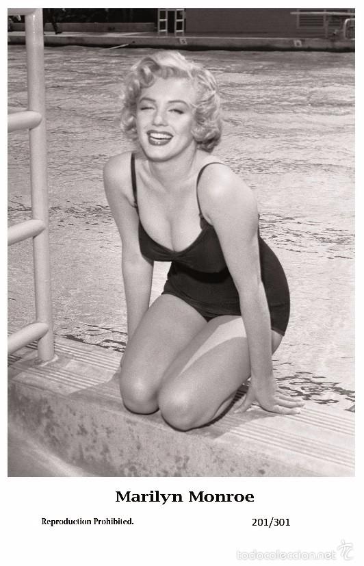 Cine: MARILYN MONROE - Film star Pin Up PHOTO POSTCARD- Publisher Swiftsure 2000 (201/301)