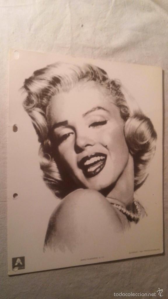 Cine: MARILYN MONROE FOTOGRAFIA ACTRIZ 20X26 CMTS