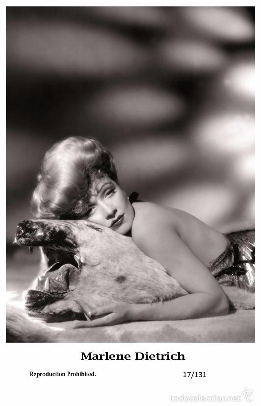 Cine: MARLENE DIETRICH - Film star Pin Up PHOTO POSTCARD- Publisher Swiftsure 2000 (17/131)