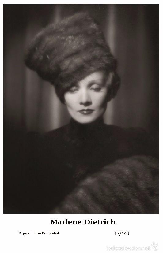 Cine: MARLENE DIETRICH - Film star Pin Up PHOTO POSTCARD- Publisher Swiftsure 2000 (17/143)