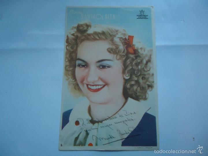 Kino: PROGRAMA DE MARTA SANTAOLALLA, DEDICADO Y FIRMADO. DE CIFESA. PERFECTO ESTADO. S/P.