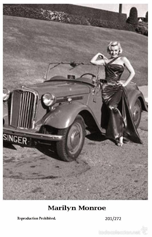 Cine: MARILYN MONROE - Film star Pin Up PHOTO POSTCARD- Publisher Swiftsure 2000 (201/272)